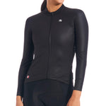 Women's FR-C Pro Lightweight Long Sleeve Jersey by Giordana Cycling, BLACK, Made in Italy