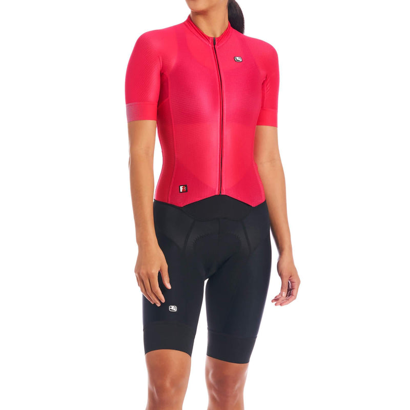 Women's FR-C Pro Doppio Suit by Giordana Cycling, HOT PINK, Made in Italy