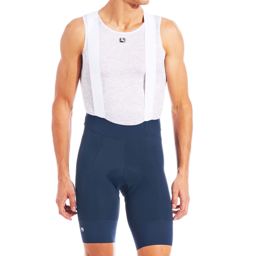 Men's Fusion Bib Short by Giordana Cycling, MIDNIGHT BLUE, Made in Italy