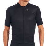 Men's Fusion Jersey by Giordana Cycling, BLACK, Made in Italy