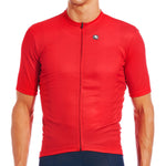 Men's Fusion Jersey by Giordana Cycling, RED, Made in Italy