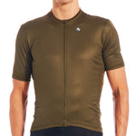 Men's Fusion Jersey by Giordana Cycling, OLIVE GREEN, Made in Italy