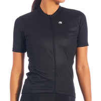 Women's Fusion Jersey by Giordana Cycling, BLACK, Made in Italy