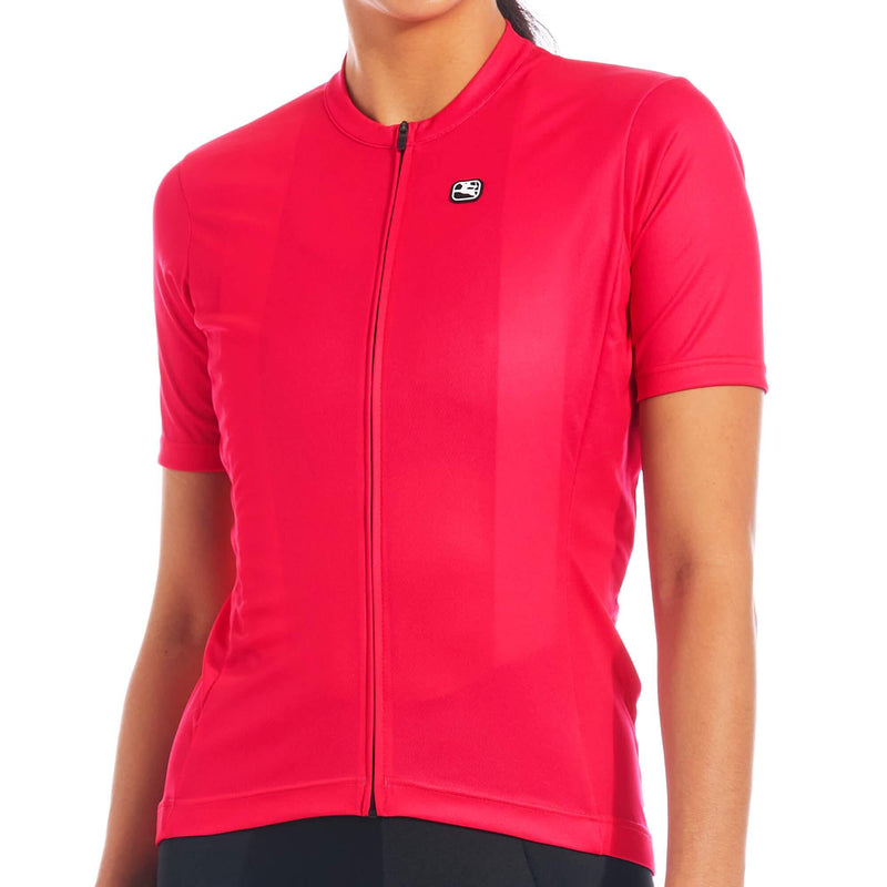 Women's Fusion Jersey by Giordana Cycling, HOT PINK, Made in Italy