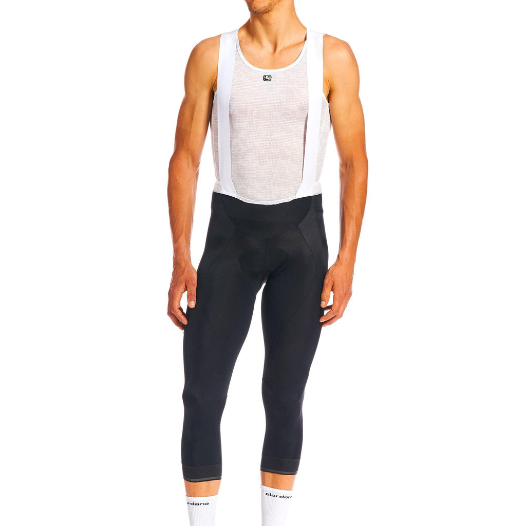 Men's Fusion Bib Knicker by Giordana Cycling, BLACK, Made in Italy