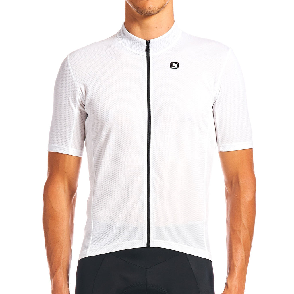 Men's Fusion Jersey by Giordana Cycling, WHITE, Made in Italy