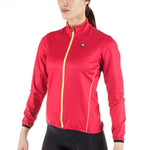 Women's Fusion Winter Jacket by Giordana Cycling, PINK, Made in Italy