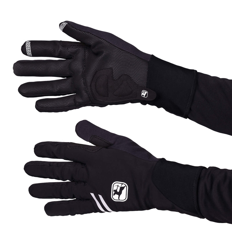 AV 200 Winter Full Finger Gloves by Giordana Cycling, BLACK, Made in Italy