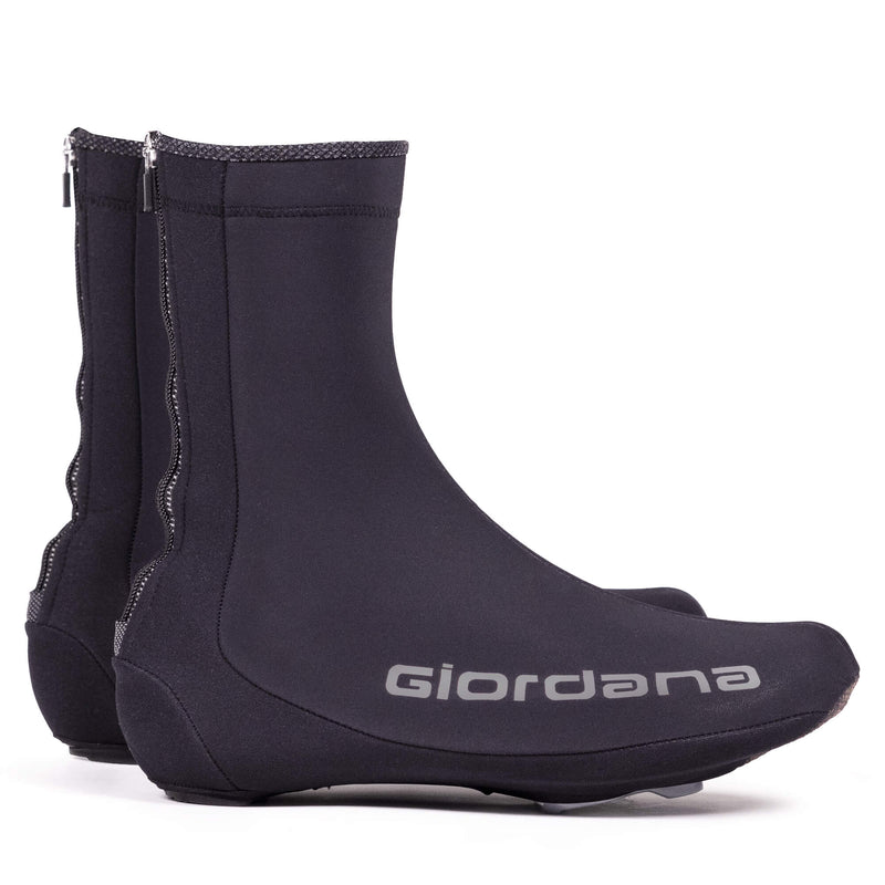 AV 200 Winter Shoe Covers by Giordana Cycling, BLACK, Made in Italy