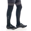 Knitted Dryarn Leg Warmers by Giordana Cycling, BLACK, Made in Italy