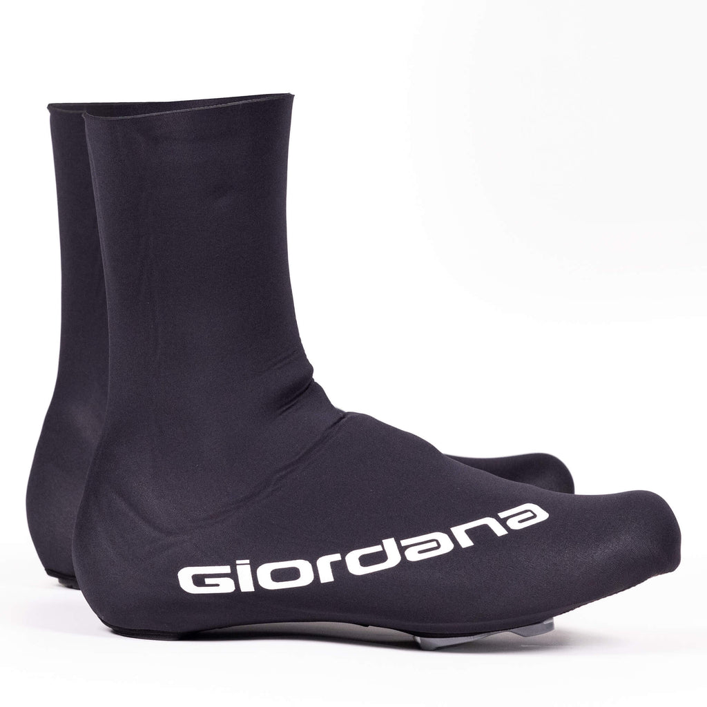 Neoprene Shoe Covers by Giordana Cycling, BLACK, Made in Italy