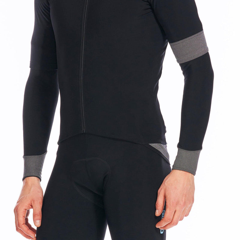 Giordana Men's G-Shield Thermal Long Sleeve Jersey Black - Small