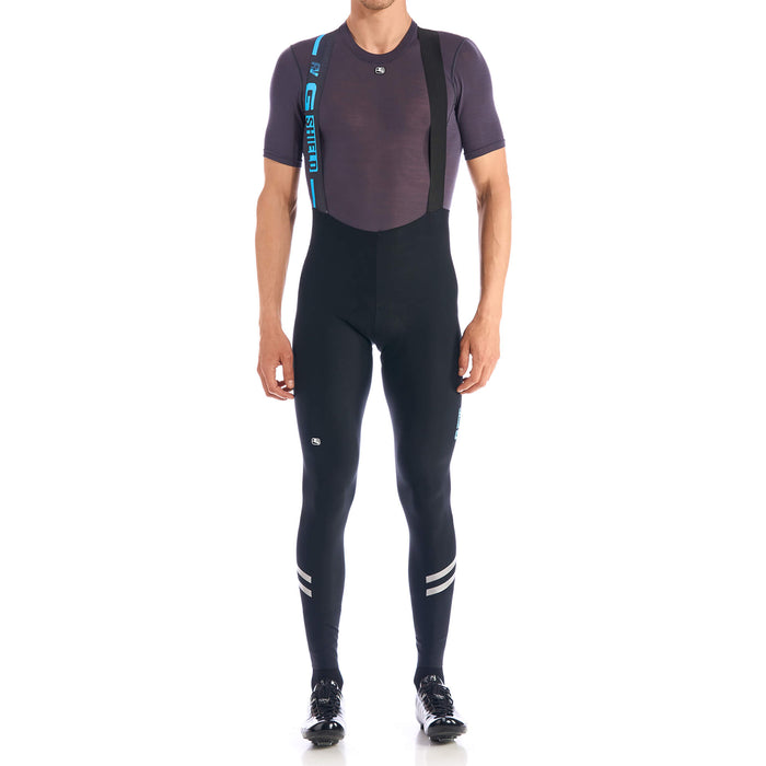 Men's G-Shield Thermal Bib Tight by Giordana Cycling, BLACK, Made in Italy