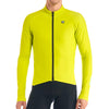 Men's G-Shield Thermal Long Sleeve Jersey by Giordana Cycling, ACID GREEN, Made in Italy