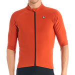 Men's G-Shield Thermal Jersey by Giordana Cycling, SIENA ORANGE, Made in Italy