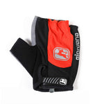 Strada Gel Gloves by Giordana Cycling, RED, Made in Italy