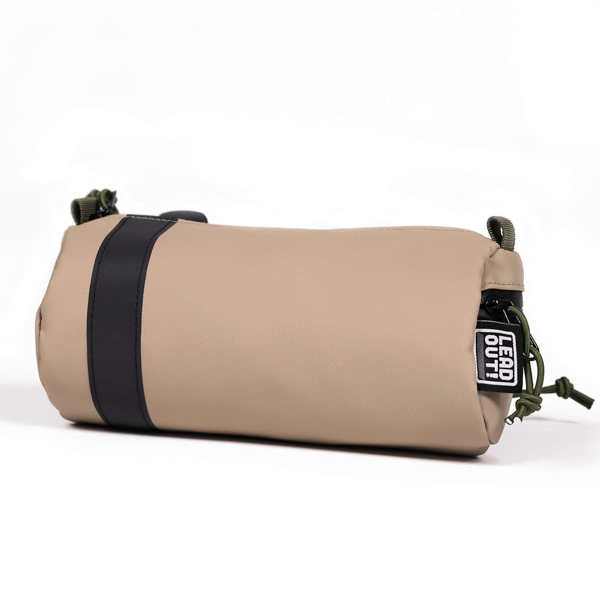 Giordana x Lead Out! Handlebar Bag by Giordana Cycling, BEIGE, Made in Italy