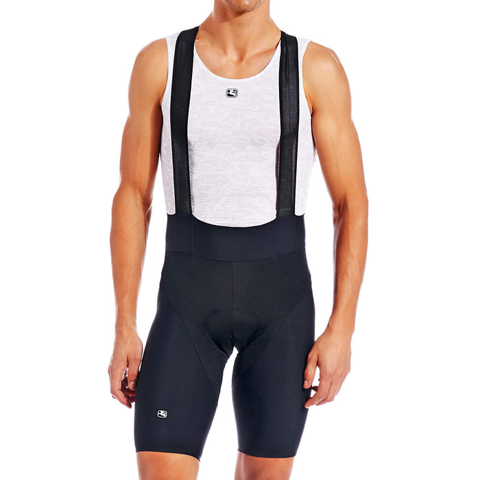 Men's Lungo Bib Short by Giordana Cycling, BLACK, Made in Italy
