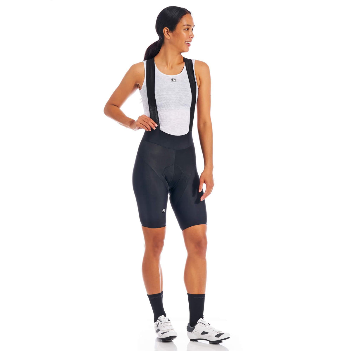 Women's Lungo Bib Short by Giordana Cycling, , Made in Italy