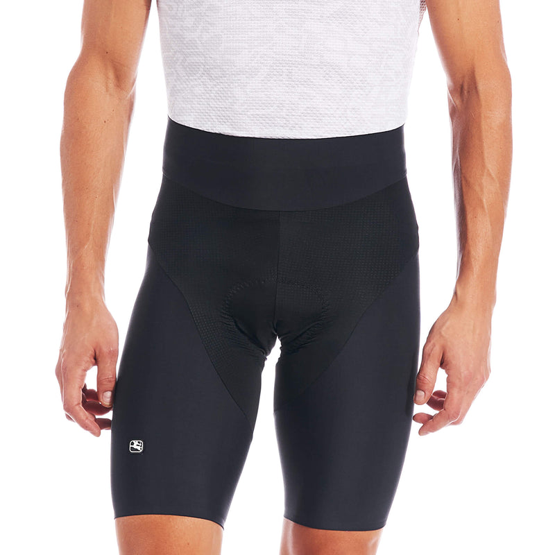 Men's Lungo Short by Giordana Cycling, BLACK, Made in Italy