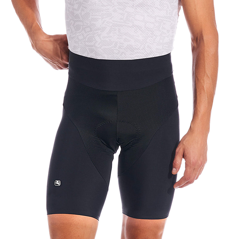Men's Lungo Short by Giordana Cycling, BLACK, Made in Italy
