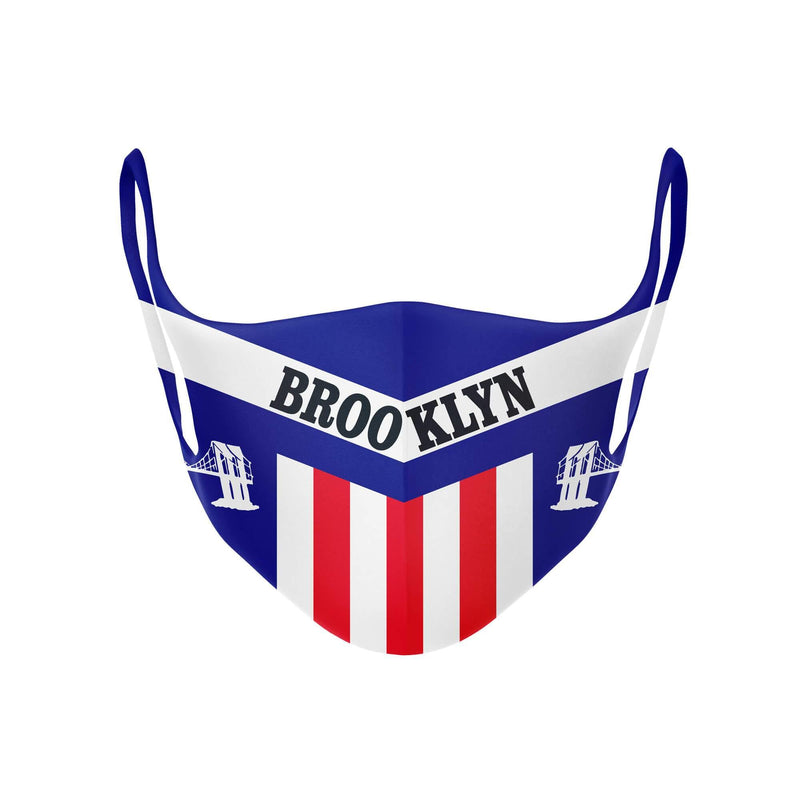Brooklyn Face Mask by Giordana Cycling, RED/WHITE/BLUE, Made in Italy