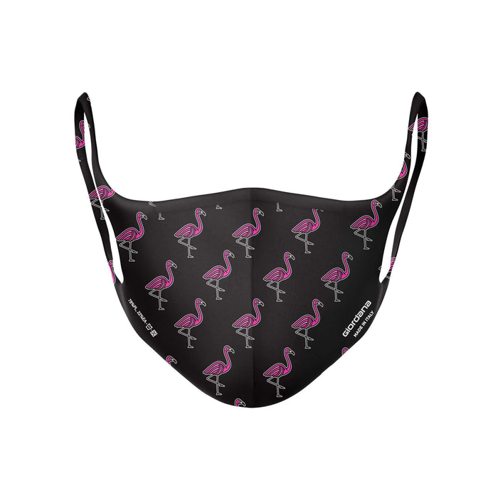 Moda Face Mask by Giordana Cycling, FLAMINGO, Made in Italy