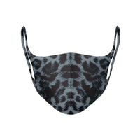 Moda Face Mask by Giordana Cycling, SNOW LEOPARD BLACK, Made in Italy