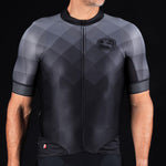 Men's FR-C Pro Reflective Jersey by Giordana Cycling, BLACK/REFLECTIVE, Made in Italy