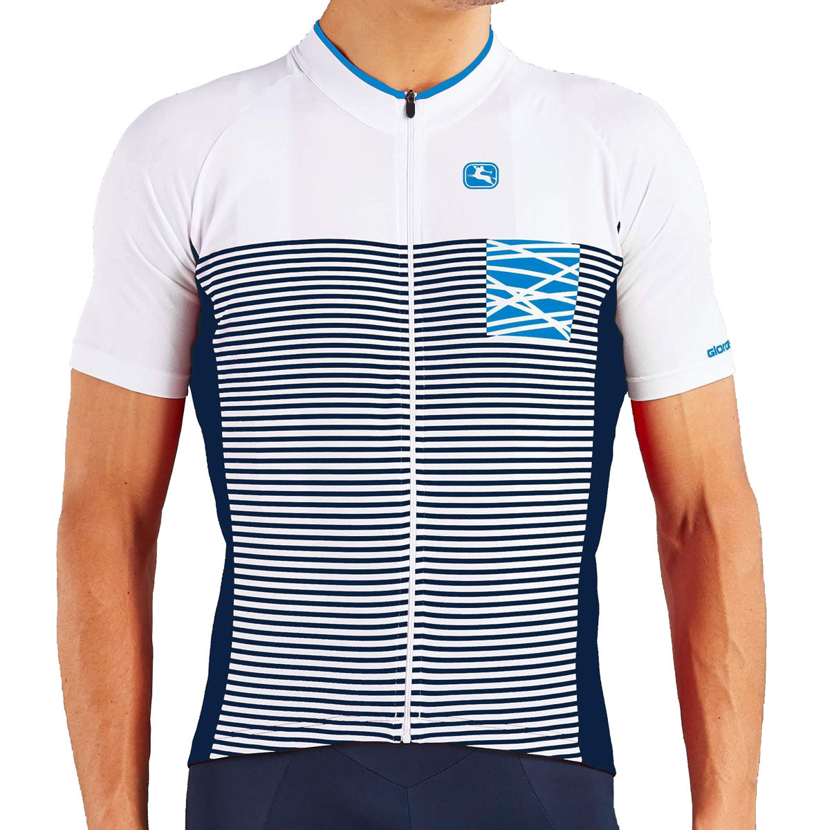 Men's Moda Mare Vero Pro Jersey by Giordana Cycling, MIDNIGHT BLUE, Made in Italy
