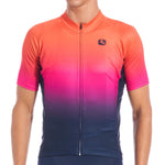 Men's Moda Reflective Sunrise Vero Pro Jersey by Giordana Cycling, ORANGE, Made in Italy