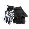 Moda Retro Logo Gloves by Giordana Cycling, BLACK/WHITE, Made in Italy