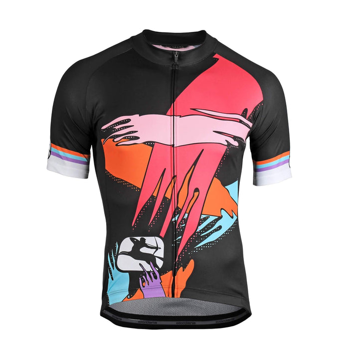 Moda Retro Sagittario Vero Pro Jersey by Giordana Cycling, BLACK, Made in Italy