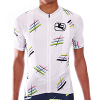 Moda Retro Tally Vero Pro Jersey by Giordana Cycling, WHITE, Made in Italy