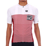 Men's Moda Mare Vero Pro Jersey by Giordana Cycling, POM RED, Made in Italy