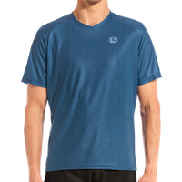 Men's MTB Jersey by Giordana Cycling, SLATE BLUE, Made in Italy