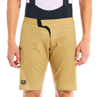 Men's FR-C MTB Over Short by Giordana Cycling, GOLDEN KHAKI, Made in Italy