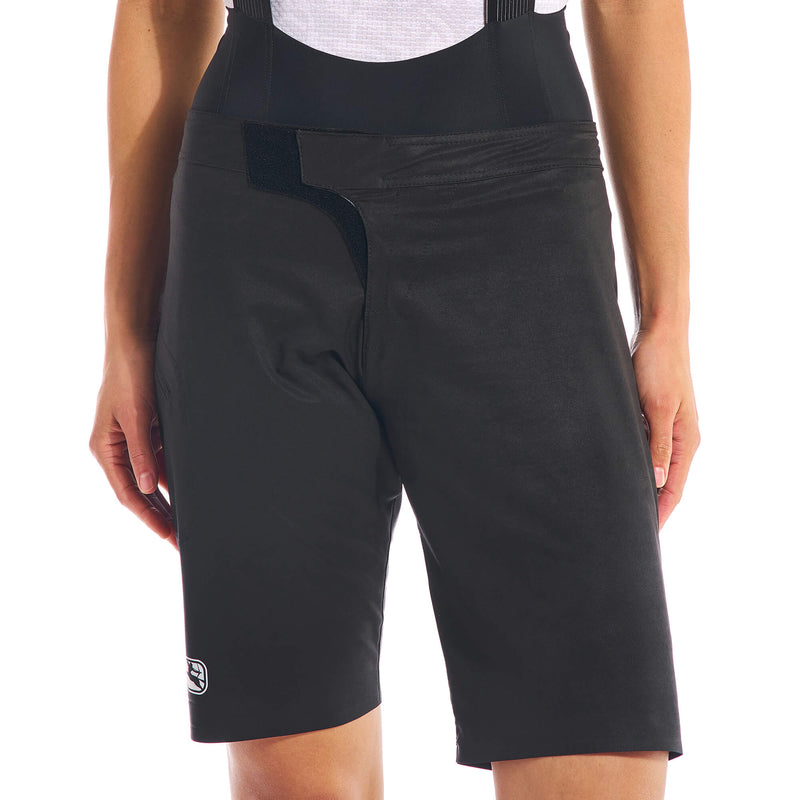 Women's FR-C MTB Over Short by Giordana Cycling, BLACK, Made in Italy