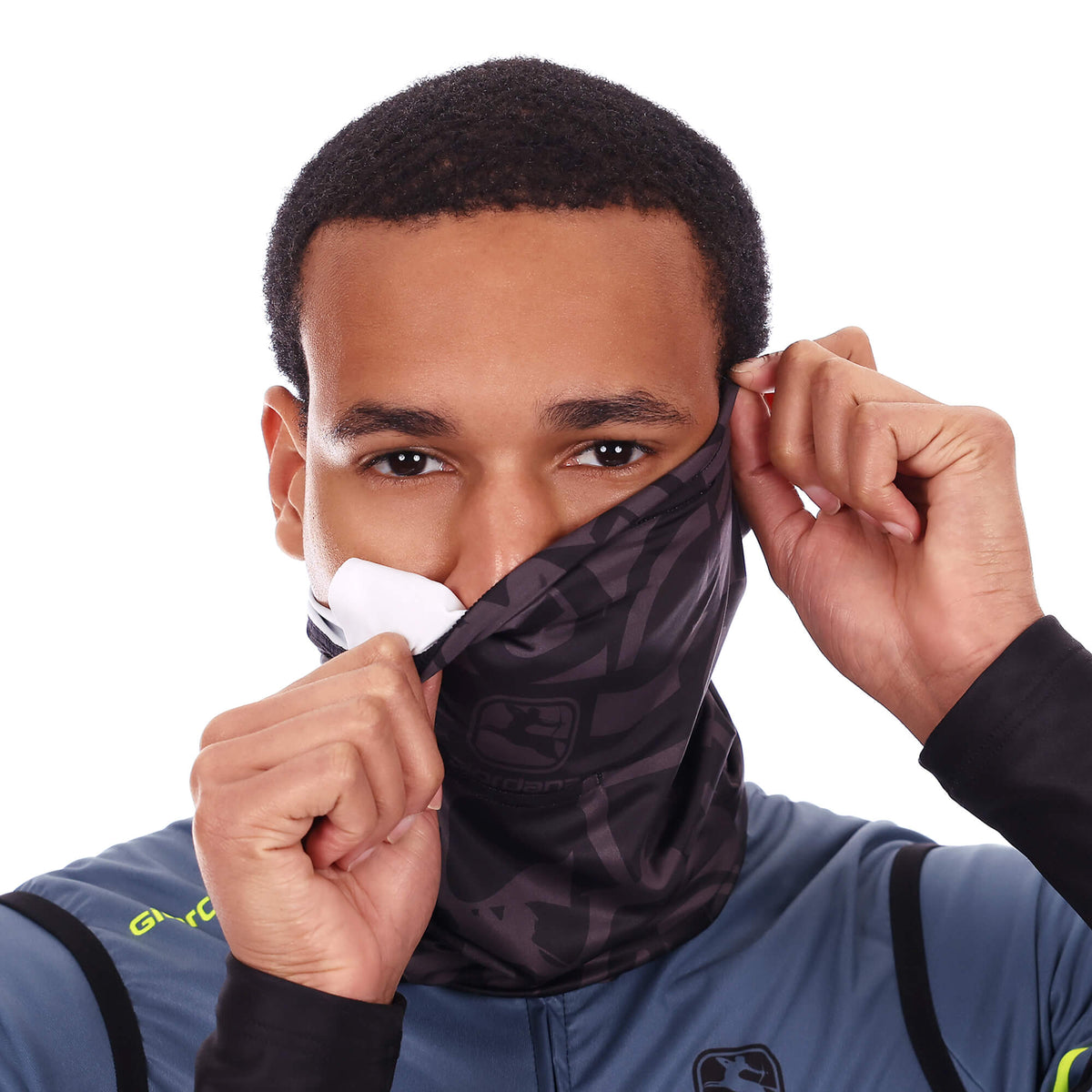Thermal Neck Gaiter with Internal Mask by Giordana Cycling, , Made in Italy
