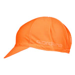 Neon Mesh Cap by Giordana Cycling, Neon Orange, Made in Italy