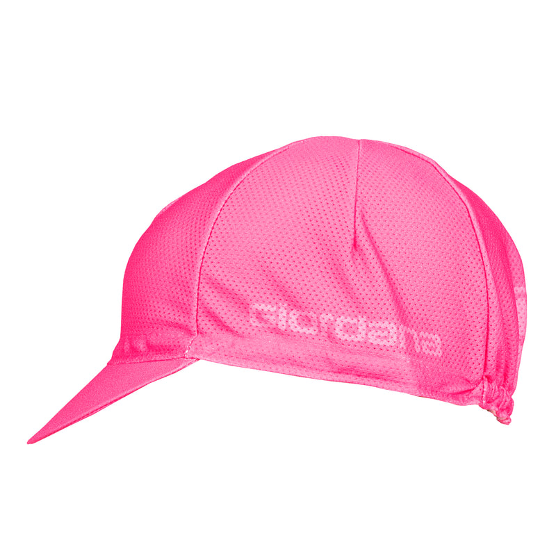 Neon Mesh Cap by Giordana Cycling, Neon Orchid, Made in Italy