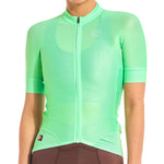 Women's FR-C Pro Neon Jersey by Giordana Cycling, NEON MINT, Made in Italy