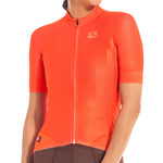 Women's FR-C Pro Neon Jersey by Giordana Cycling, NEON ORANGE, Made in Italy