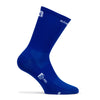 FR-C Tall Solid Socks by Giordana Cycling, NEON BLUE, Made in Italy