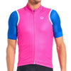 Neon Wind Vest by Giordana Cycling, NEON ORCHID, Made in Italy