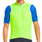 Men's Neon Wind Vest by Giordana Cycling, NEON YELLOW, Made in Italy