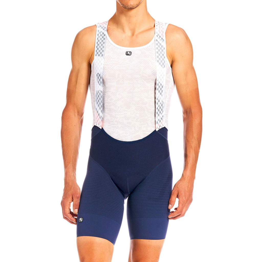 Men's NX-G Bib Short - Shorter Inseam by Giordana Cycling, NAVY, Made in Italy