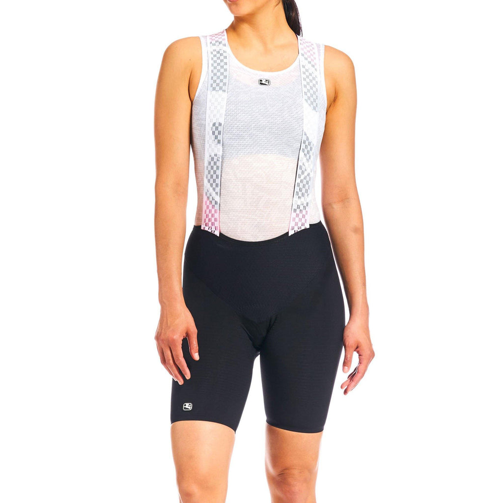 Women's NX-G Bib Short - Shorter Inseam by Giordana Cycling, BLACK, Made in Italy