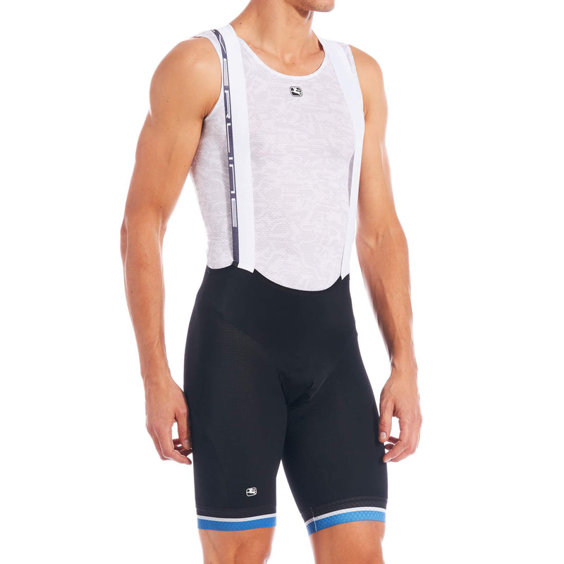 Men's SilverLine Bib Short by Giordana Cycling, CLASSIC BLUE, Made in Italy