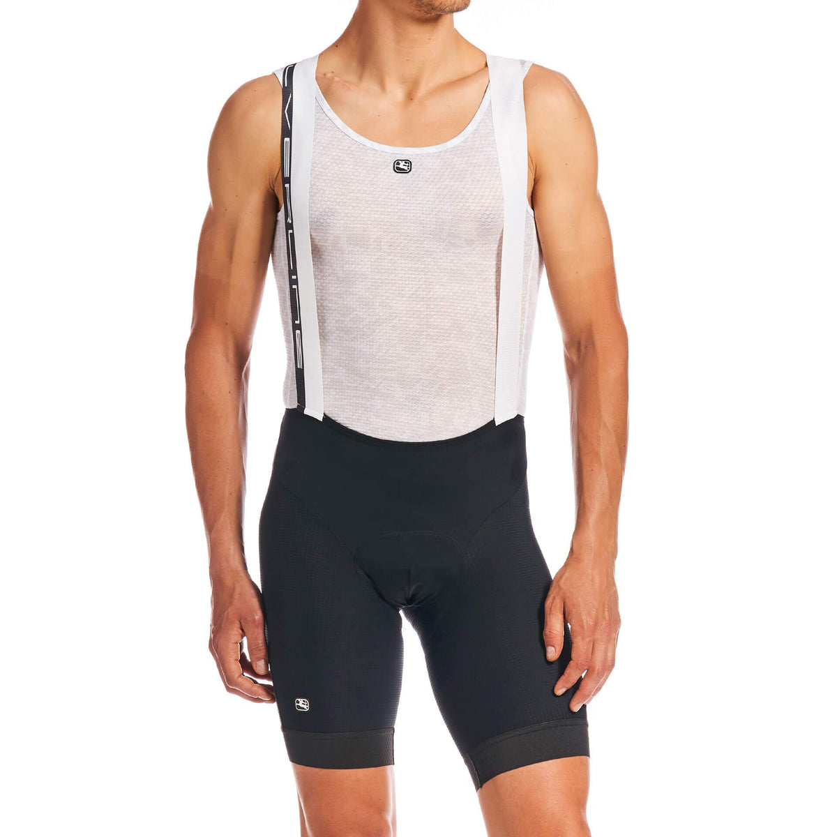 Men's SilverLine Bib Short by Giordana Cycling, BLACK, Made in Italy
